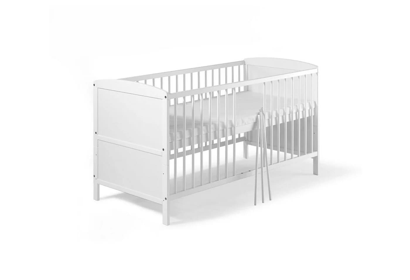 Schardt Babybett Conny Kombi-Kinderbett 70x140 cm weiß
