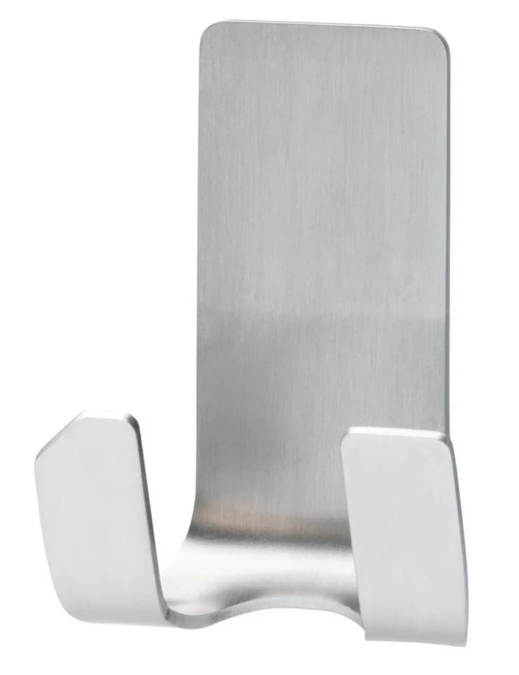 tesa Wandhaken POWERSTRIPS Rasiererhalter Silber-Matt Selbstklebend