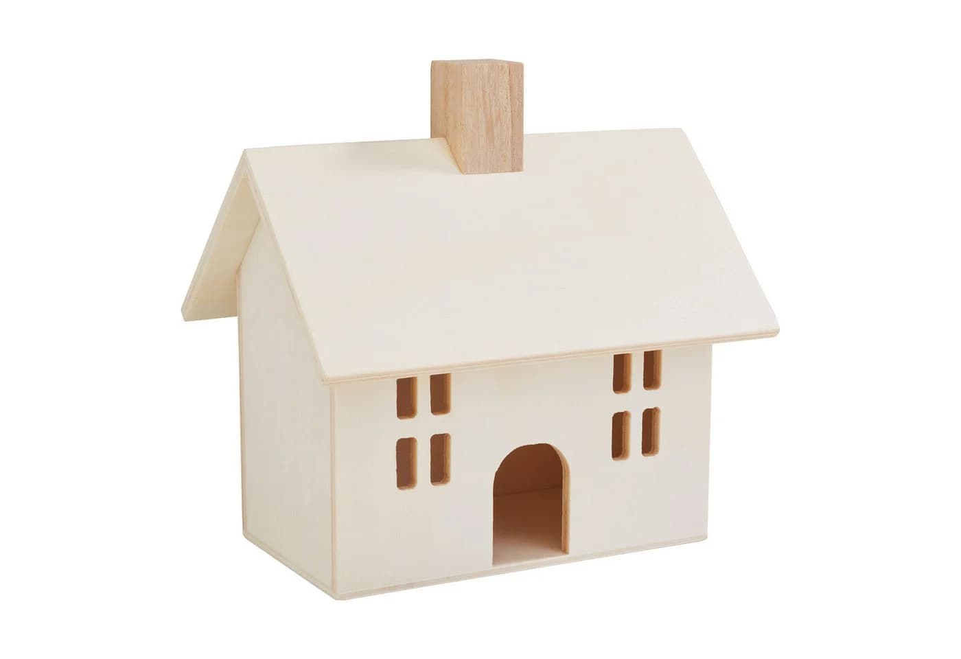 VBS Deko Holzhaus 14x14x10,5cm