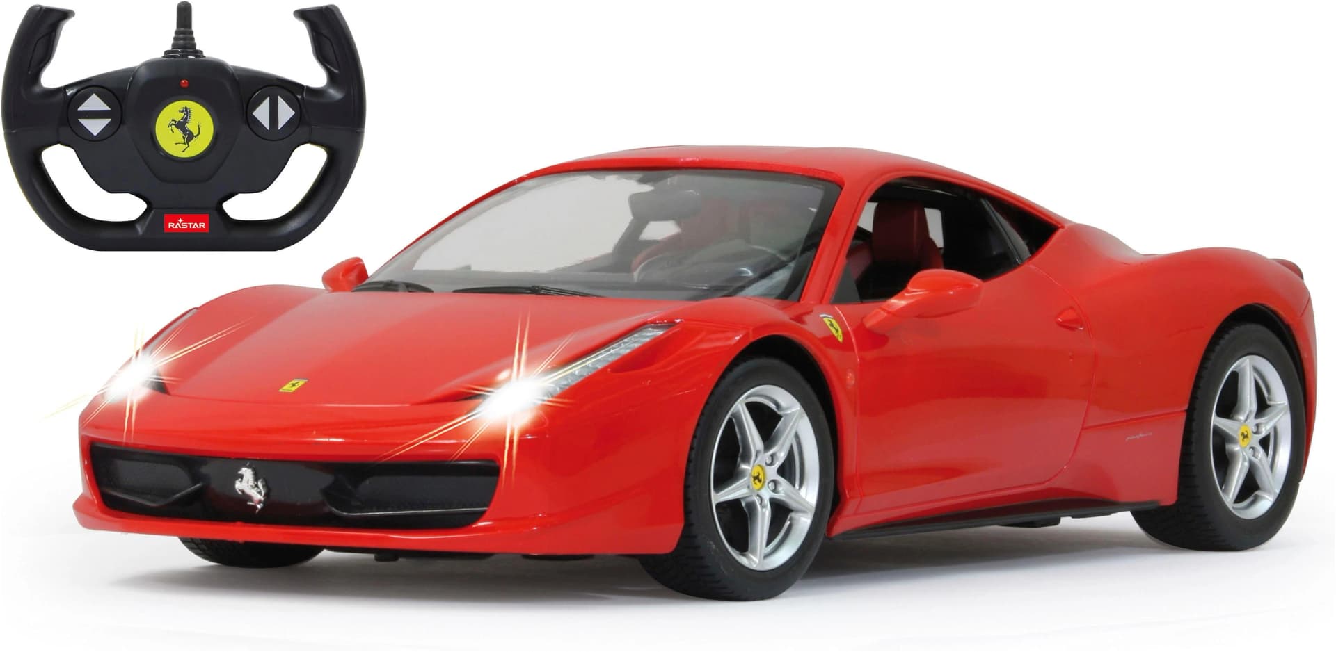 Jamara RC-Auto Ferrari 458 Italia 1:14 Rot 2,4GHz