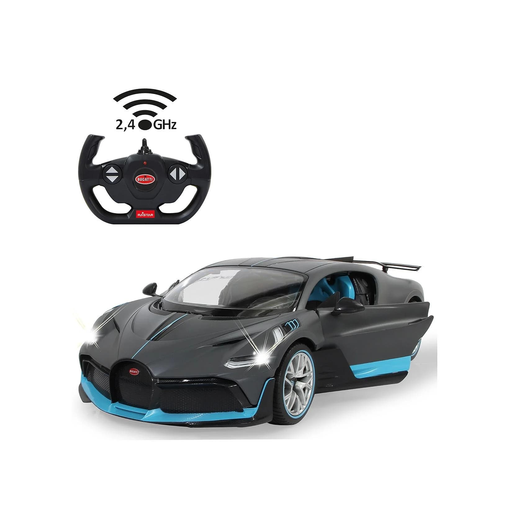 Jamara RC-Auto Bugatti Divo 1:14 Grau Fernlenkfahrzeug