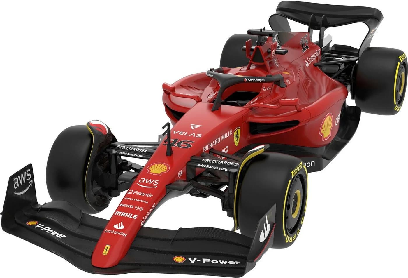 Jamara RC-Auto Ferrari F1-75 1:18 Rot Schwarz 2,4 GHz Fernsteuerung