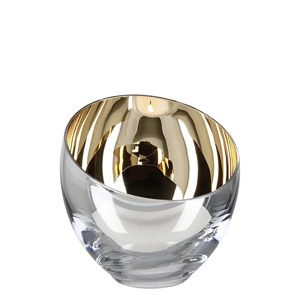Fink Teelichthalter CANDY Glas Beige