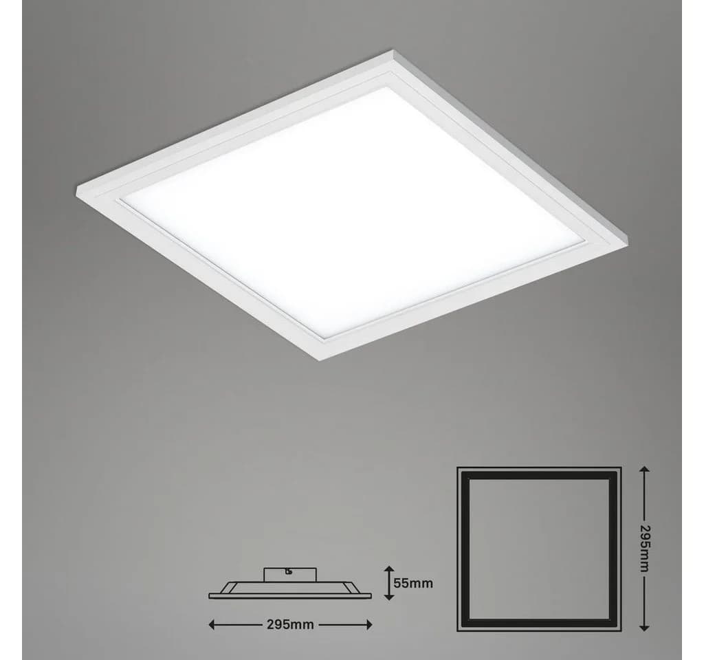 Briloner Leuchten LED Deckenleuchte 7191-016 Weiß Modern