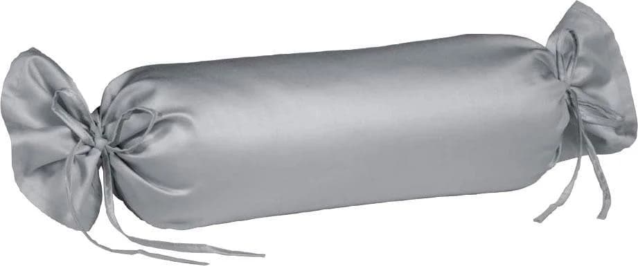 Fleuresse Nackenrollenbezug Colours Grau Mako-Satin