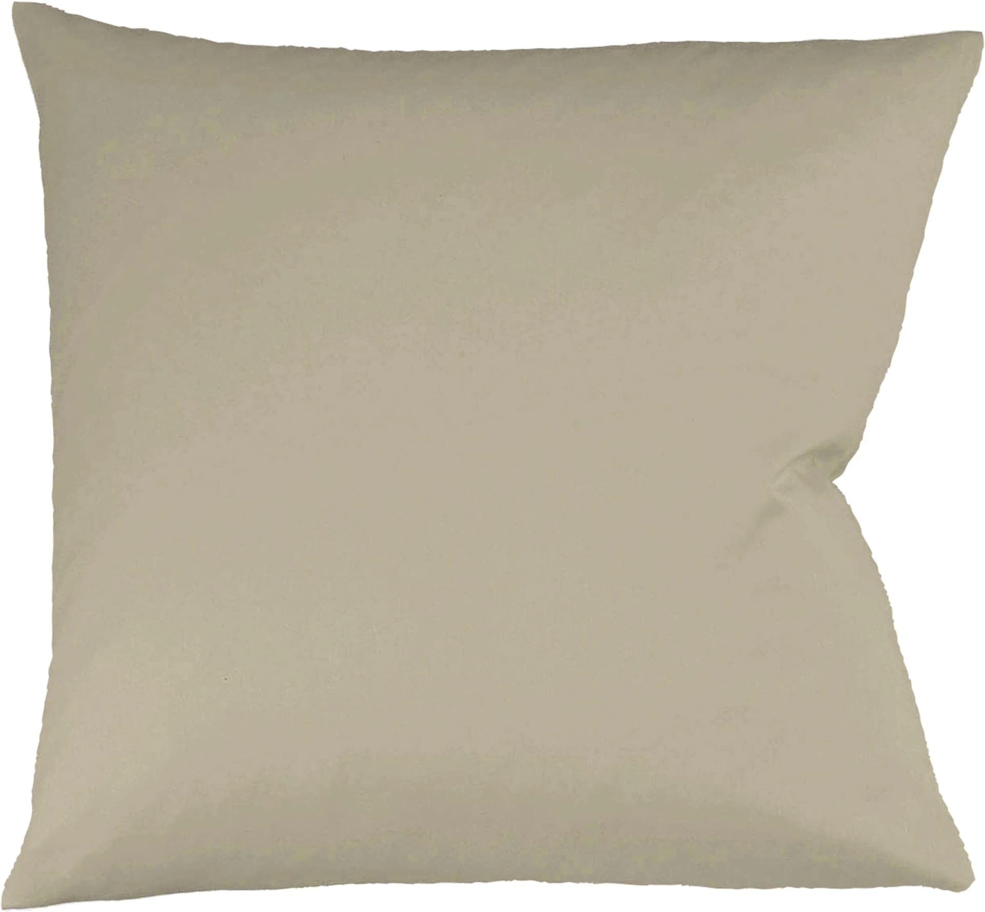 Fleuresse Kissenbezug Colours Mako-Satin Taupe 80x80 cm