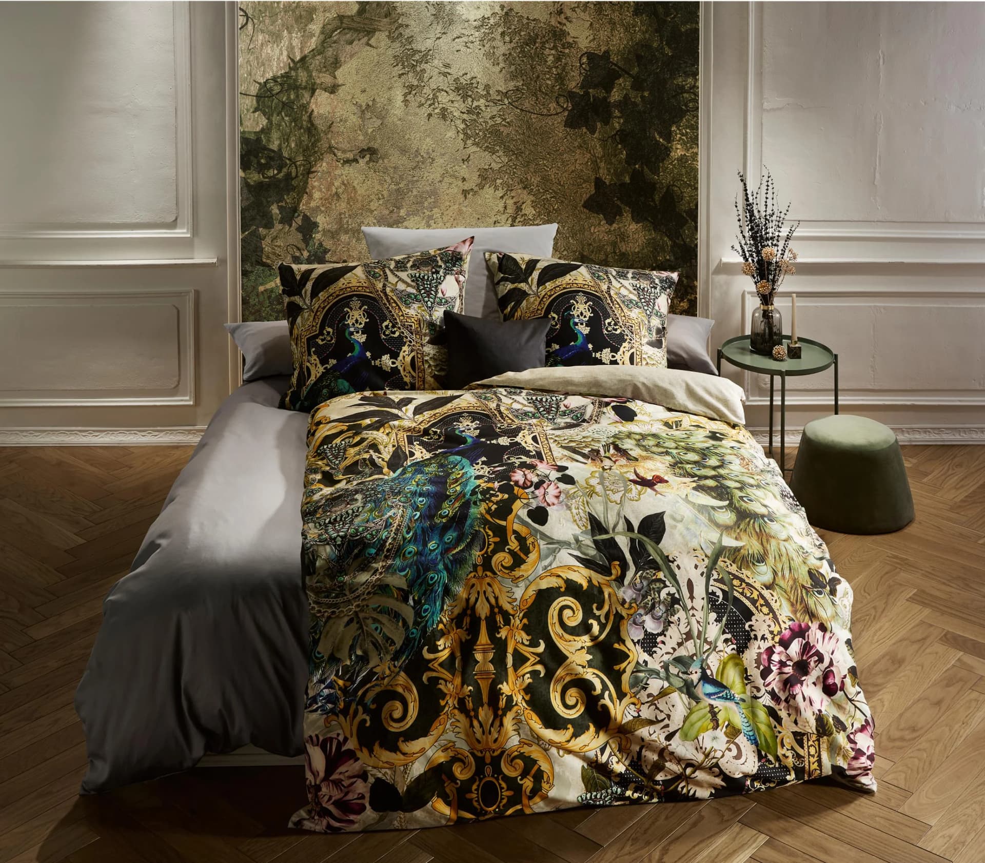 FLEURESSE Bettwäsche Mako-Satin Bunt Digitaldruck 155x220cm