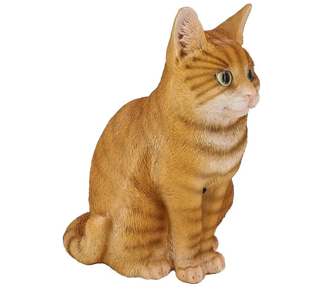 abc HOME Dekofigur Katze mit Bewegungsmelder Miauen