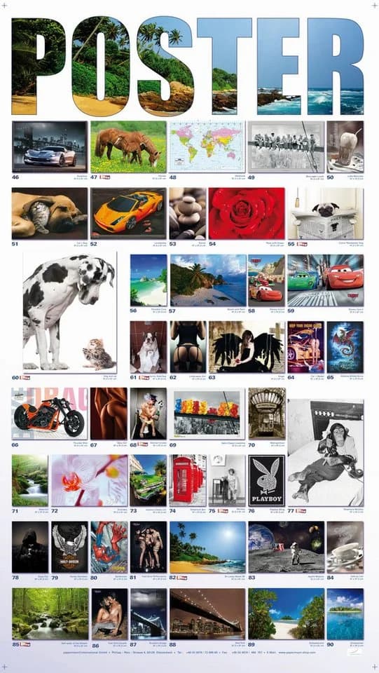 Papermoon Poster Winnie the Pooh 61 x 91,5 cm