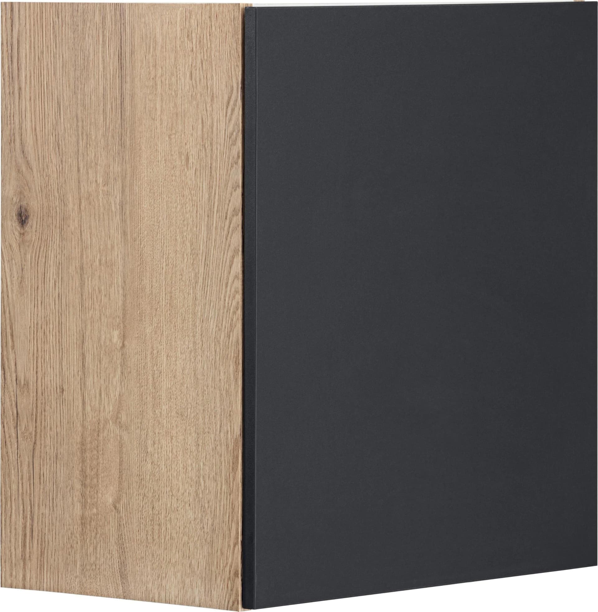 OPTIFIT Hängeschrank Roth Anthrazit Wildeiche 50cm Push-to-Open
