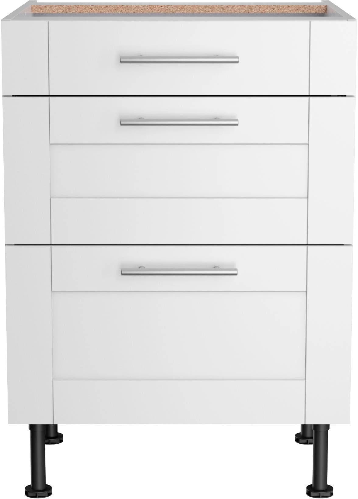 Kochstation KS-Ahus Unterschrank Weiß Matt 60cm