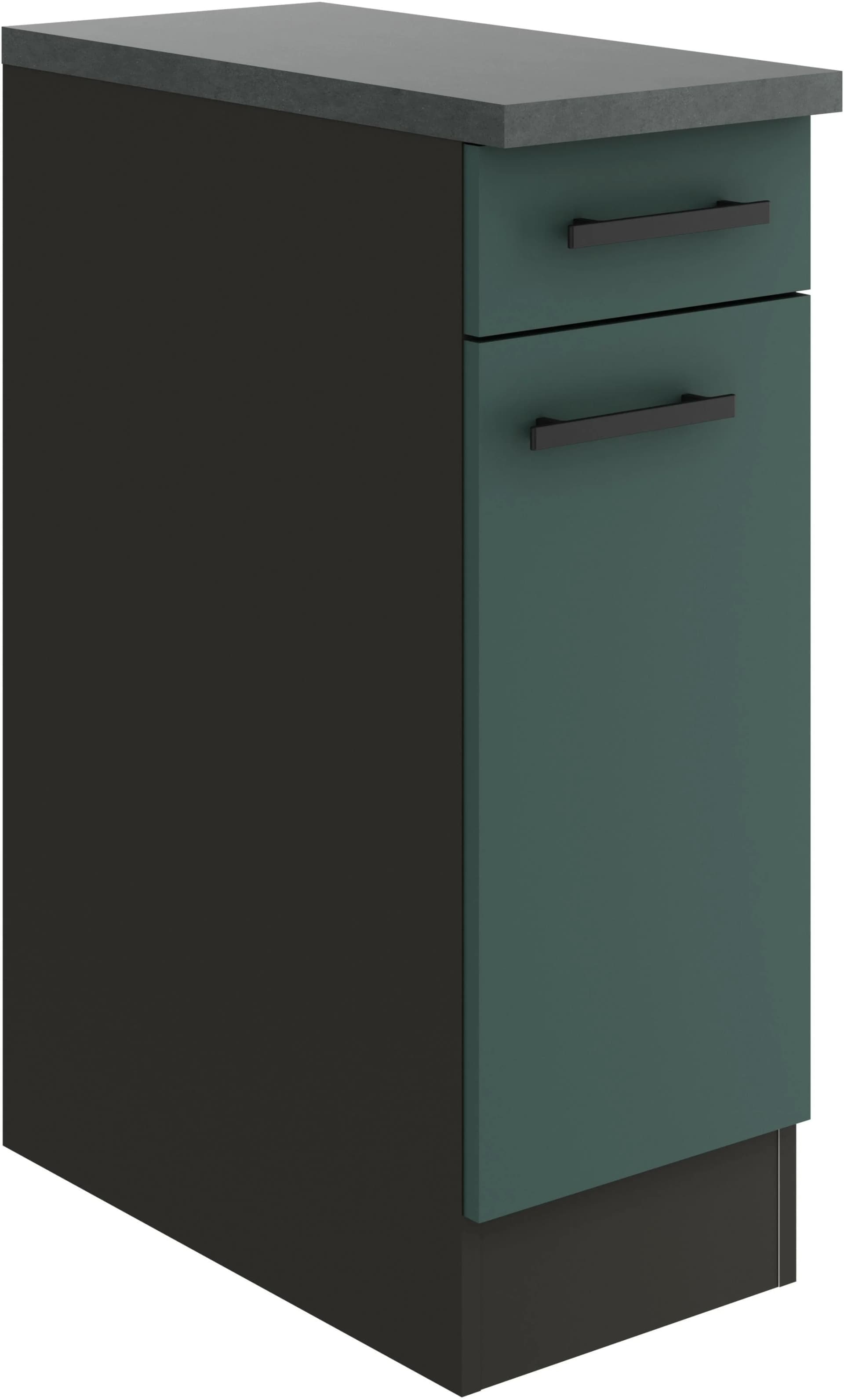 OPTIFIT Palma Unterschrank Steingrün Anthrazit 30cm