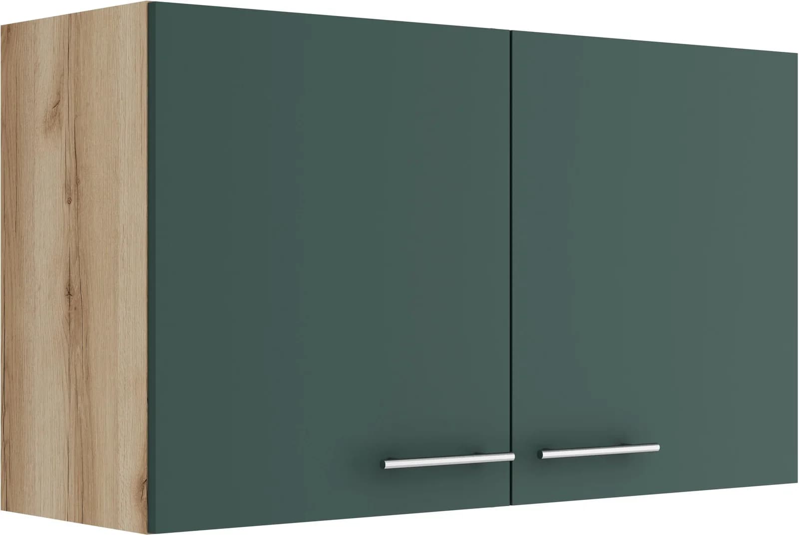 OPTIFIT Hängeschrank Bella 100cm Steingrün Wildeiche 2 Türen