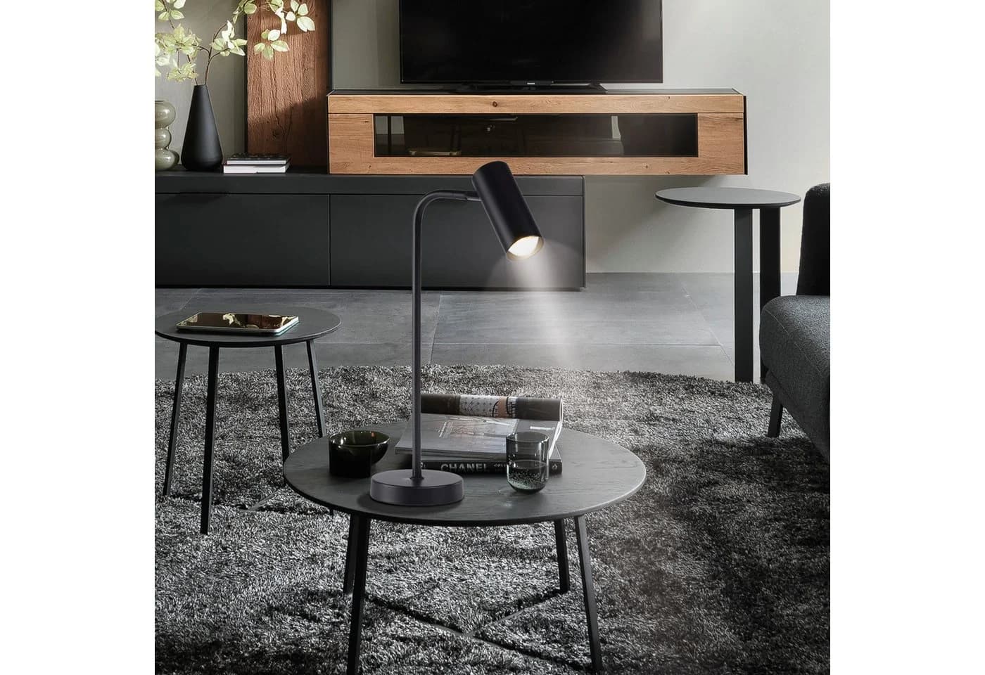 SCHÖNER WOHNEN-Kollektion LED Tischleuchte RIK LED wechselbar Warmweiß