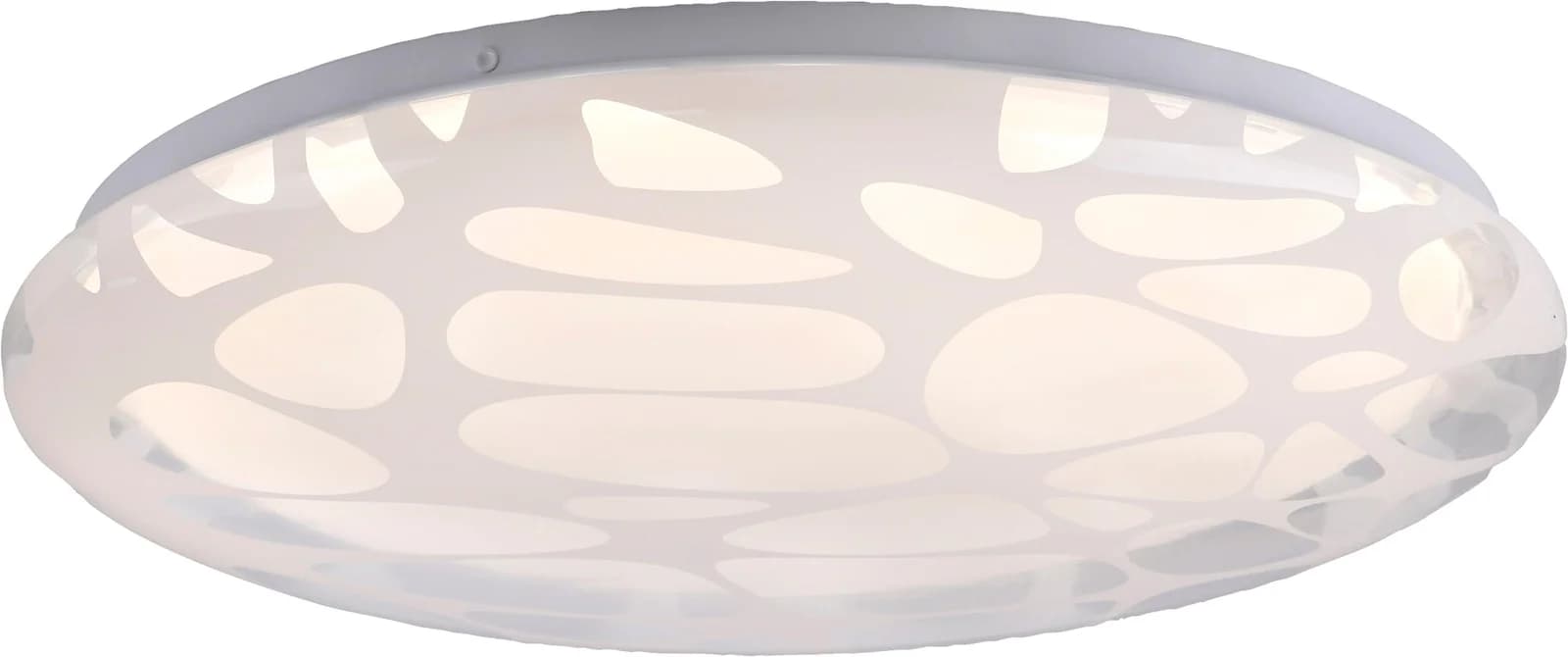 JUST LIGHT LED Deckenleuchte ART PLAFO Weiß Stone Dimmbar