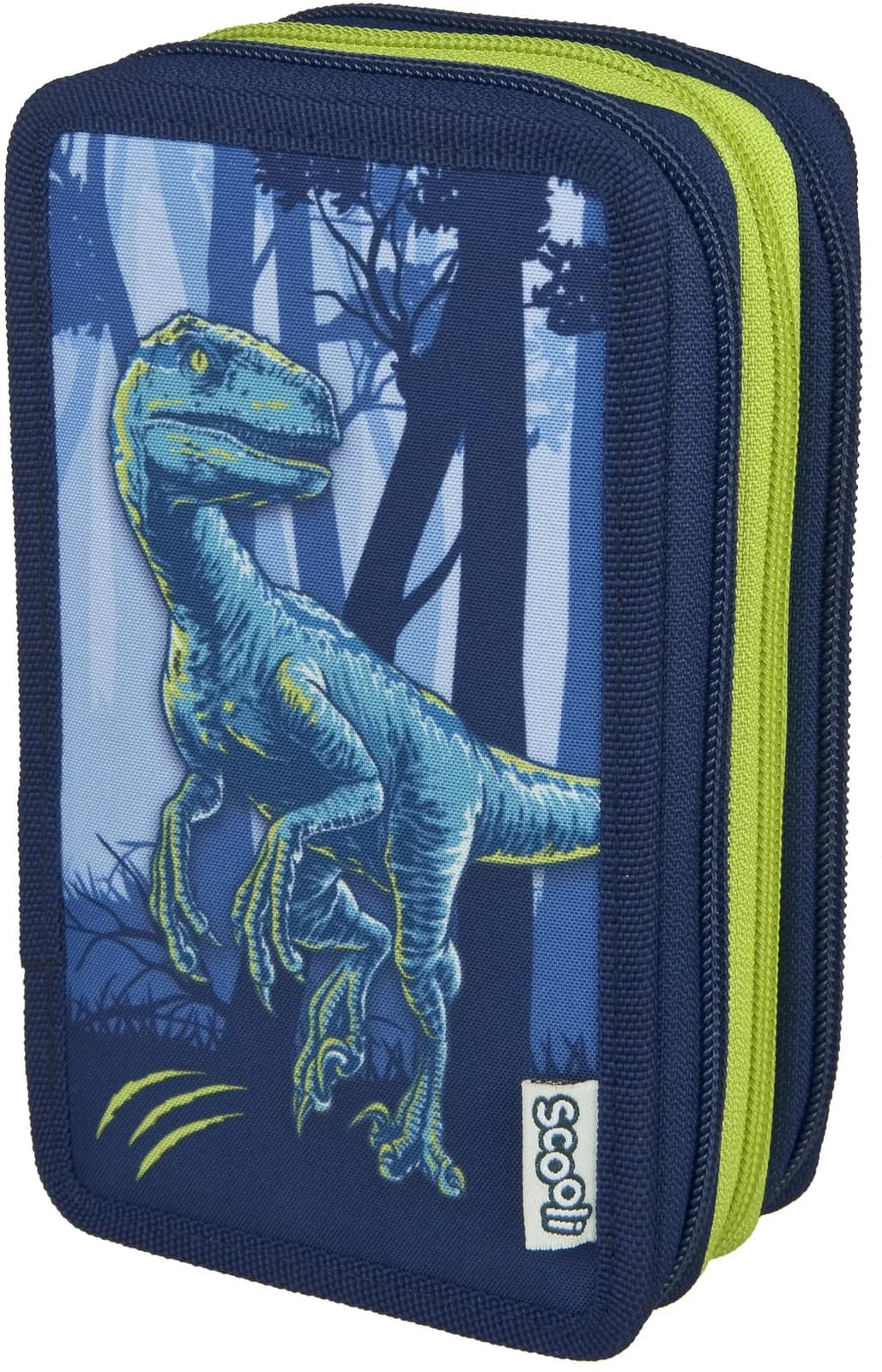 Scooli Federmäppchen Tripledecker Jurassic World Polyester