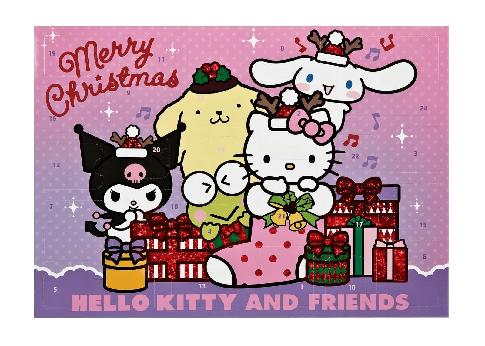 Undercover Hello Kitty Friends 2026 Spielzeug-Adventskalender Bunt