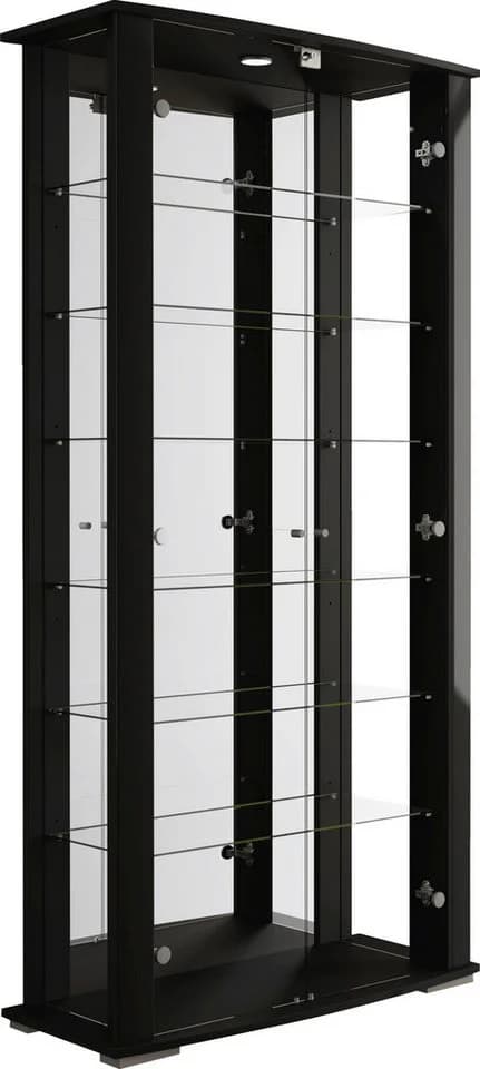 Vitrine FIF MÖBEL STELLA Schwarz Sammlervitrine
