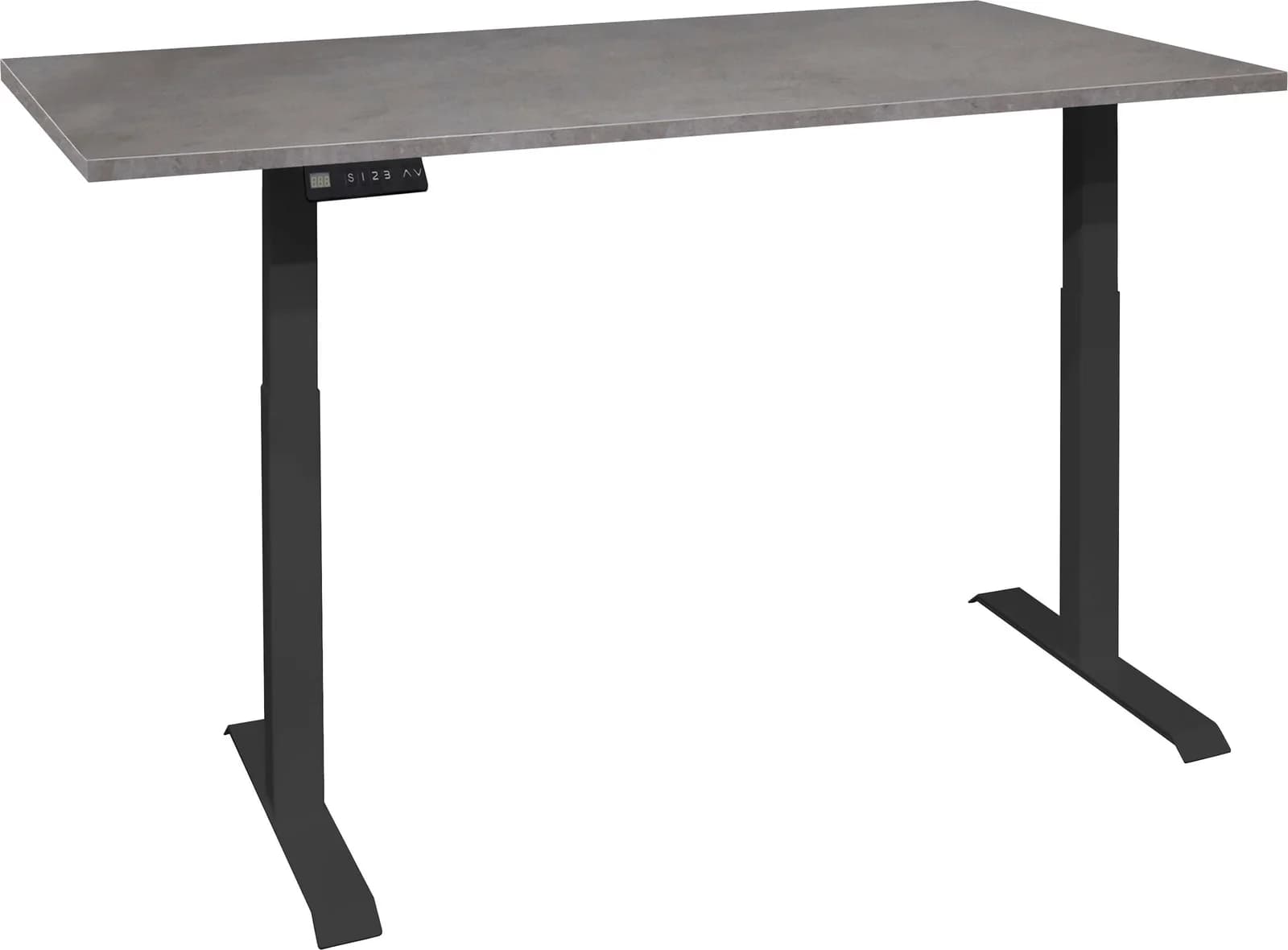 Schreibtisch MÄUSBACHER Big System Office Elektrisch Höhenverstellbar 160 cm Graphit