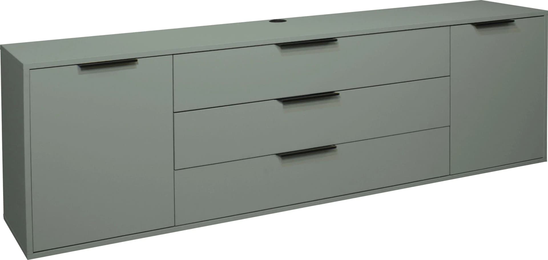 MÄUSBACHER Sideboard Bonnie TOPSELLER Grün Matt Lack