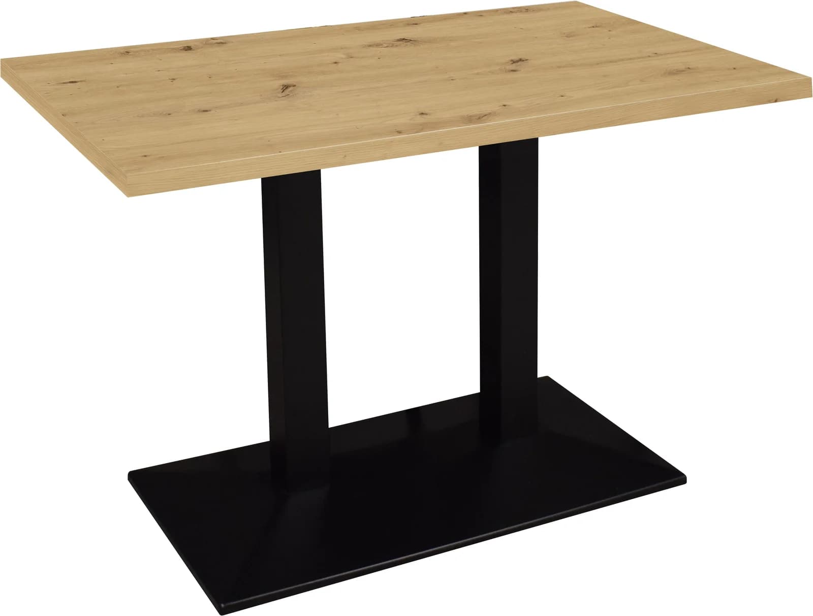 Mäusbacher Bistrotisch Big Bistro Metall Asteiche Schwarz Matt