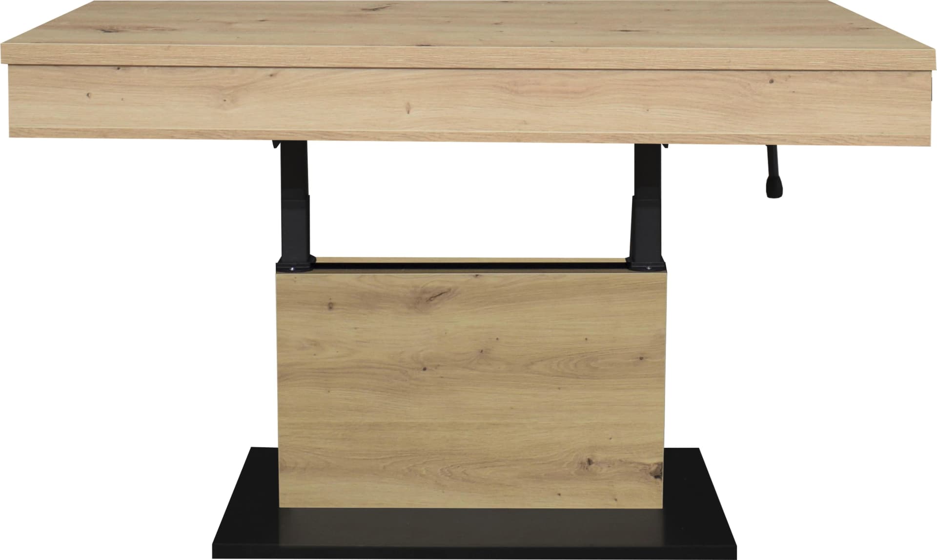 Mäusbacher Lift Couchtisch Höhenverstellbar Braun Schwarz