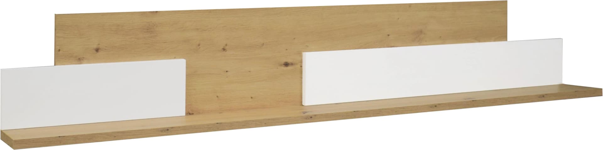 Wandboard MÄUSBACHER Faro Ice Weiß Supermatt Asteiche