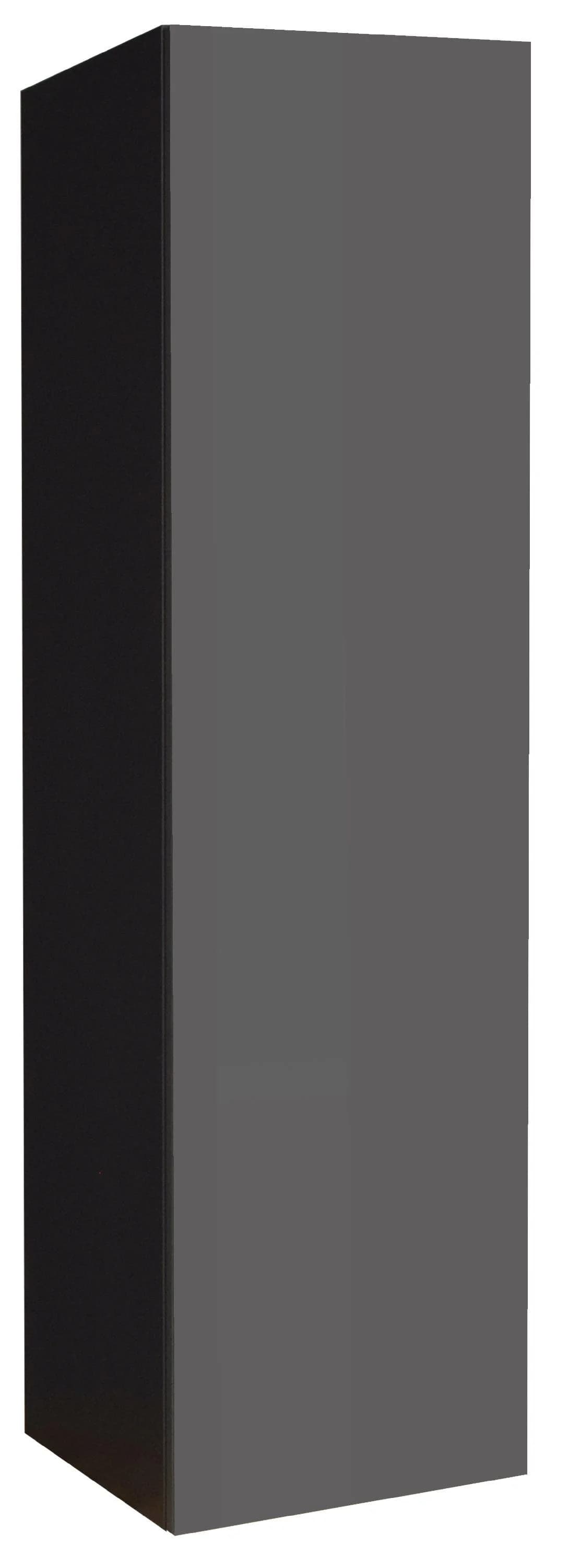 Hängeschrank MACKENZIE Graphit Schwarz Matt Lack