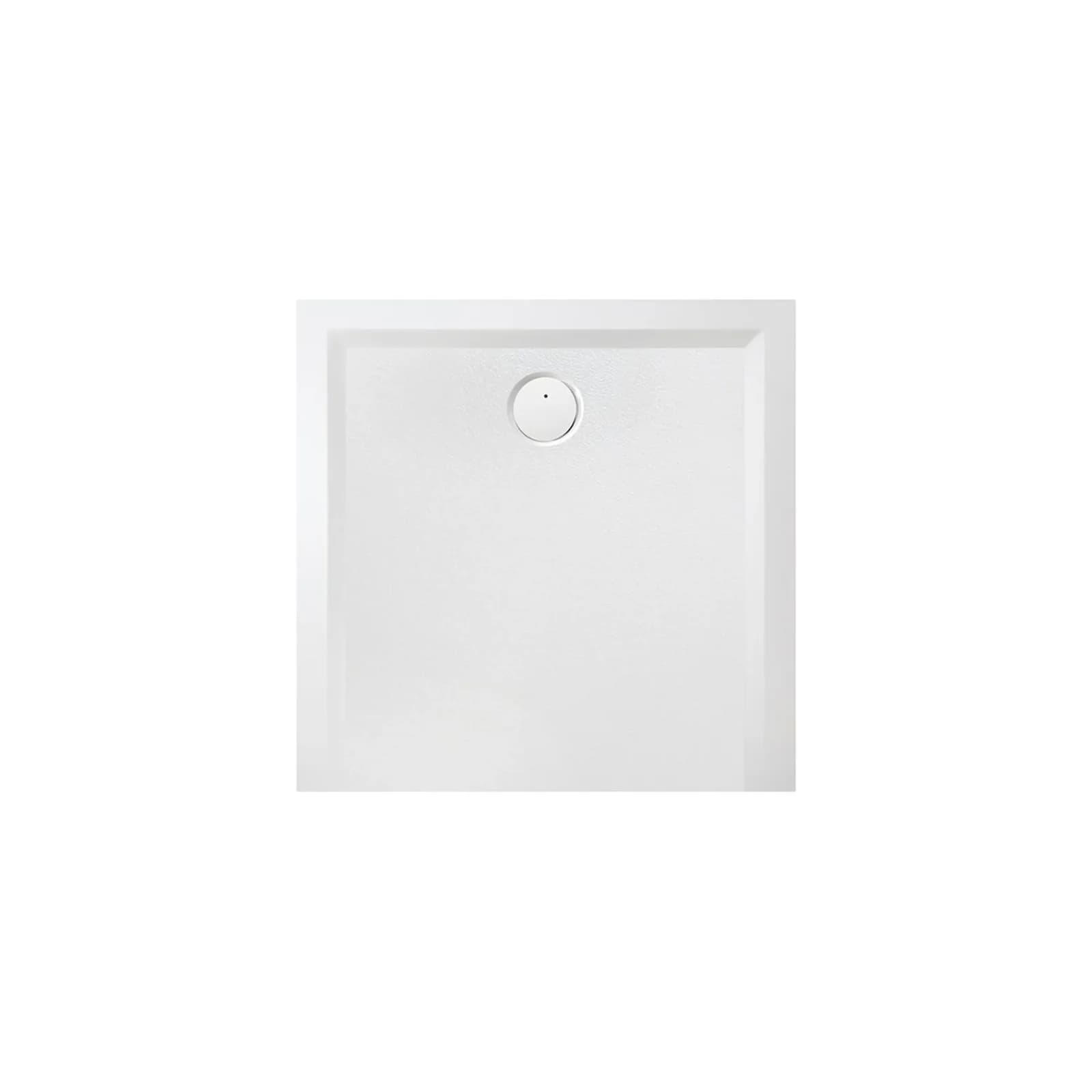 Hoesch Muna Mineralguss-Duschwanne 80x80cm Schiefergrau Solique Antirutsch