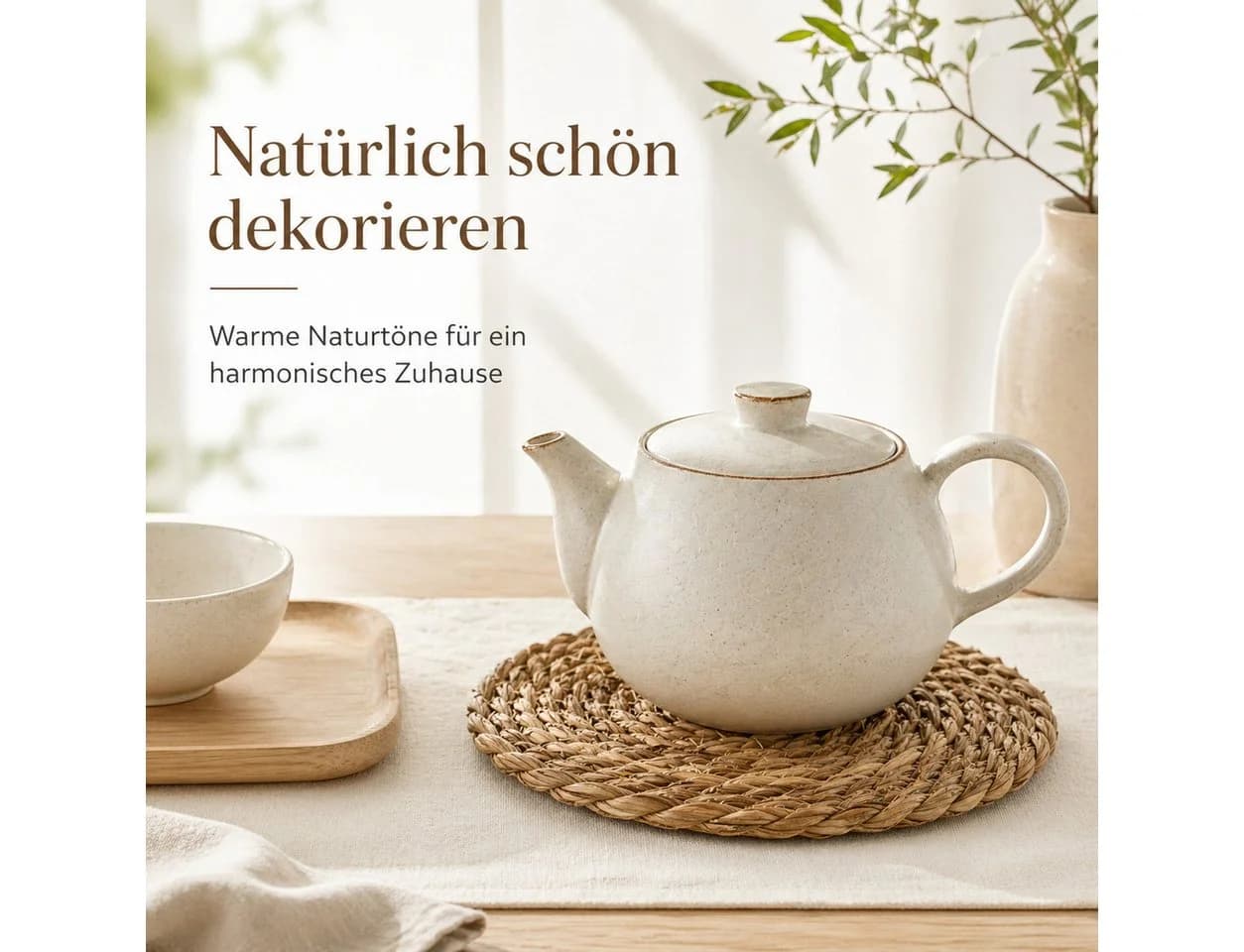 Gehlmann Platzset Tischset aus Naturbast Rund