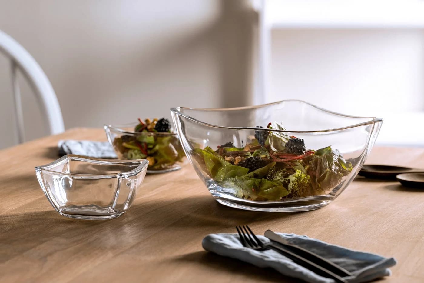 LEONARDO Schale PIAZZA 12 cm 4er-Set Glas Transparent