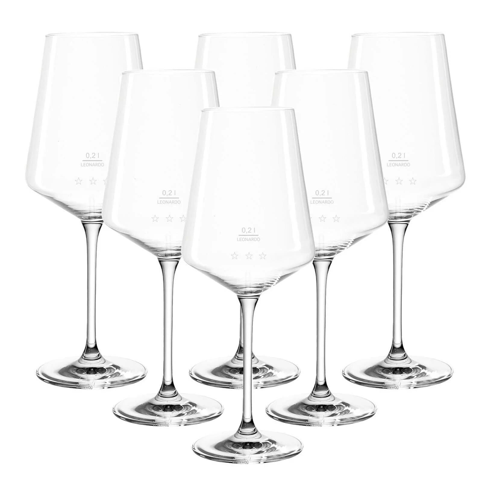 Leonardo Weißweingläser Puccini Gastro-Edition 0,2 l 6er Set