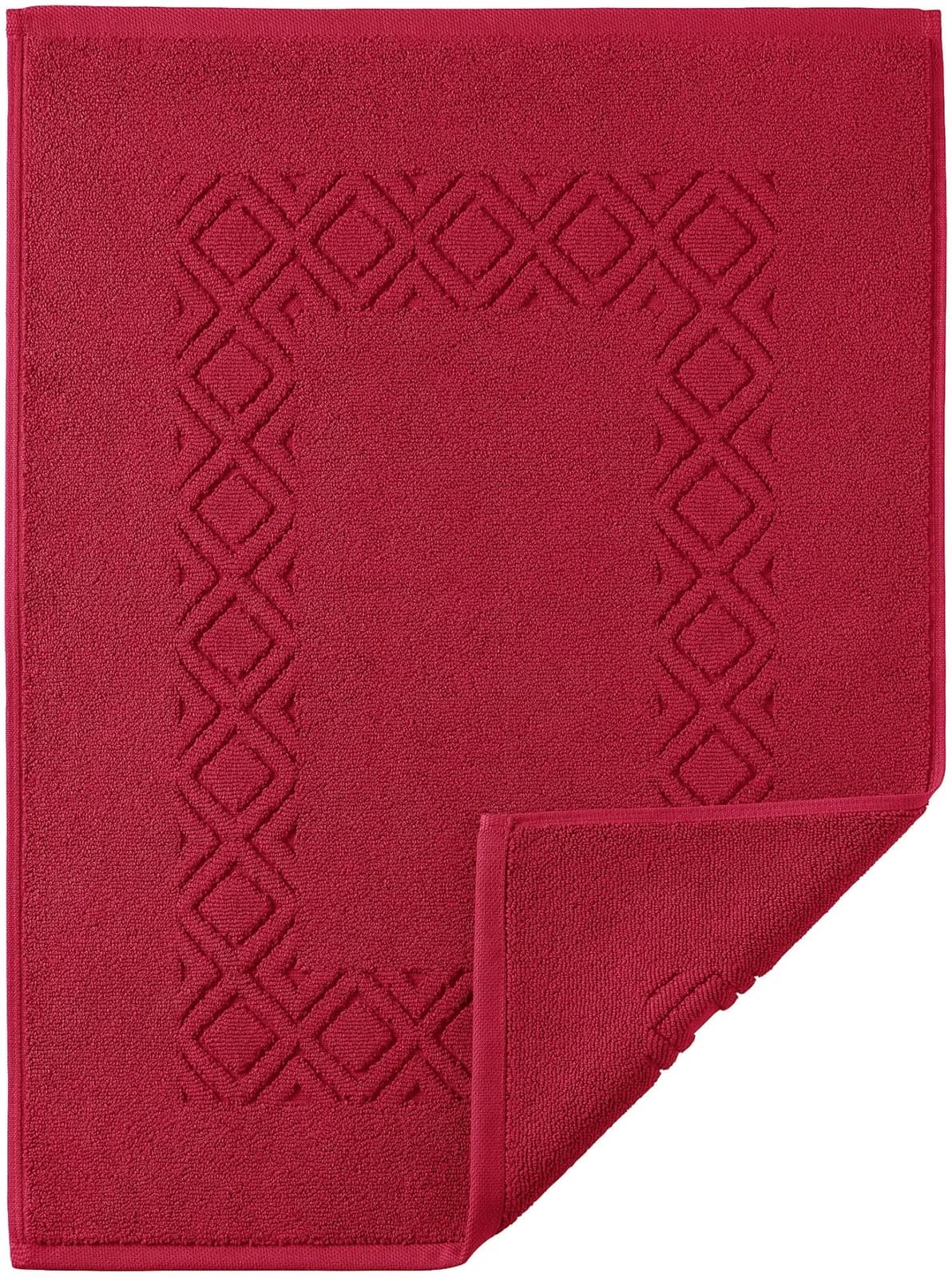 EGERIA Badematte Denver Rot 50x70cm Baumwolle