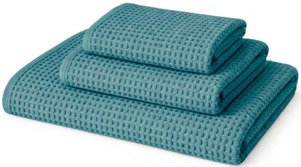 Egeria Gästehandtuch LIVA Set 3-teilig Mint Waffelpiqué
