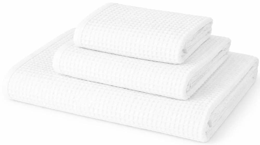 EGERIA LIVA Handtuch Weiß Waffelpiqué 50x100 cm