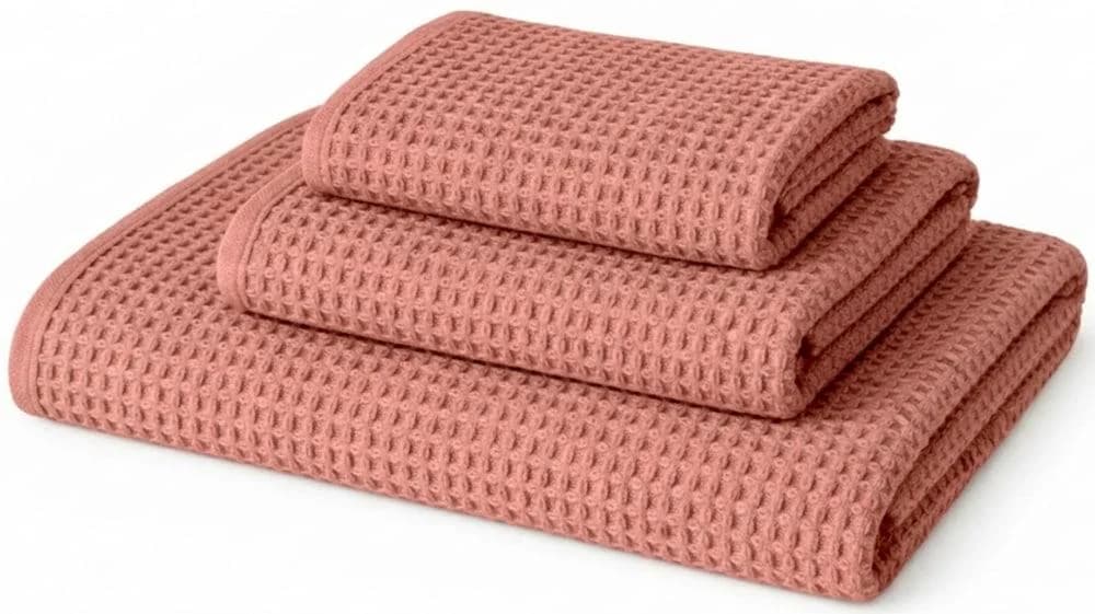 EGERIA Handtuch LIVA Braun Waffelpiqué 50x100 cm