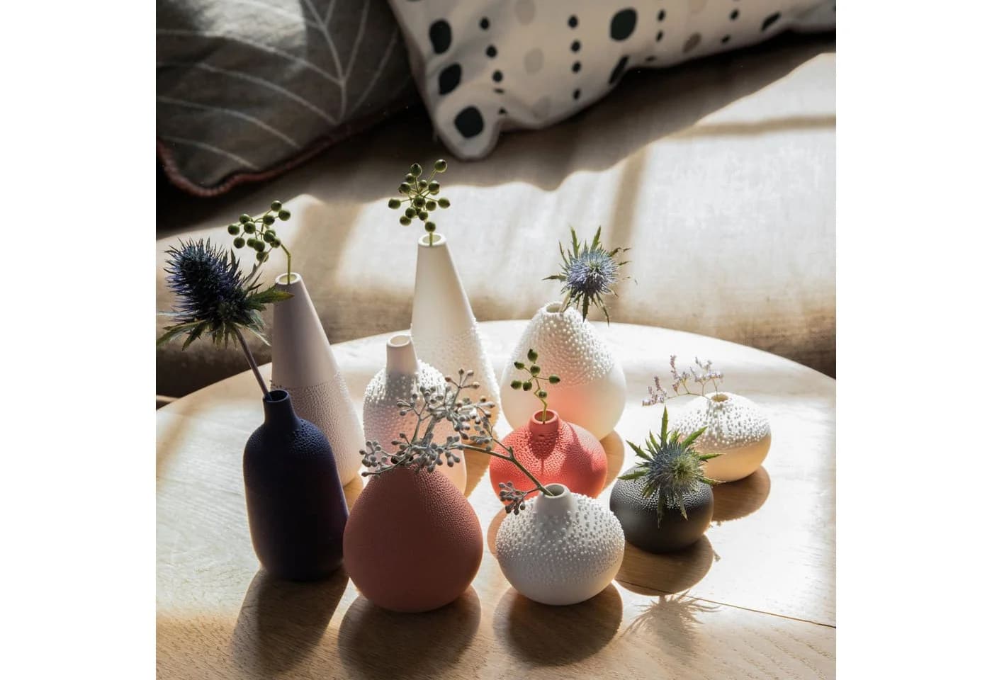 Räder Design Mini-Perlenvasen 3er Set Porzellan