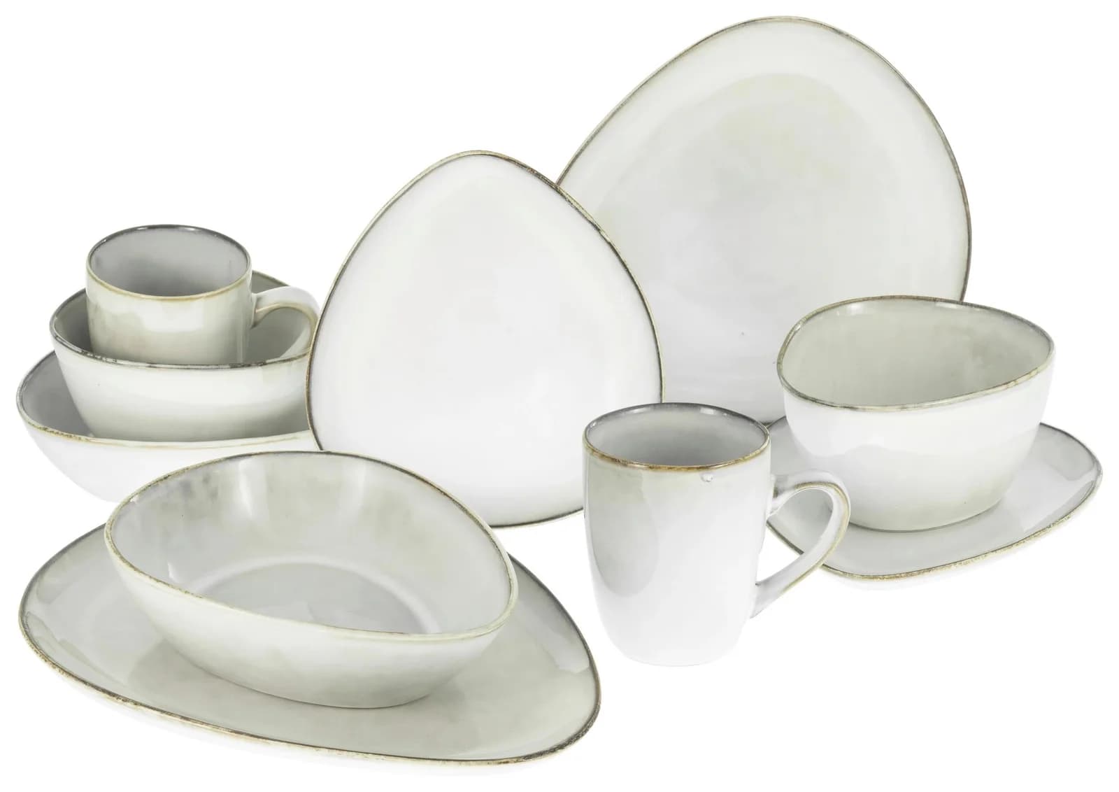 Creatable Kombiservice Weiß 10-teilig Keramik
