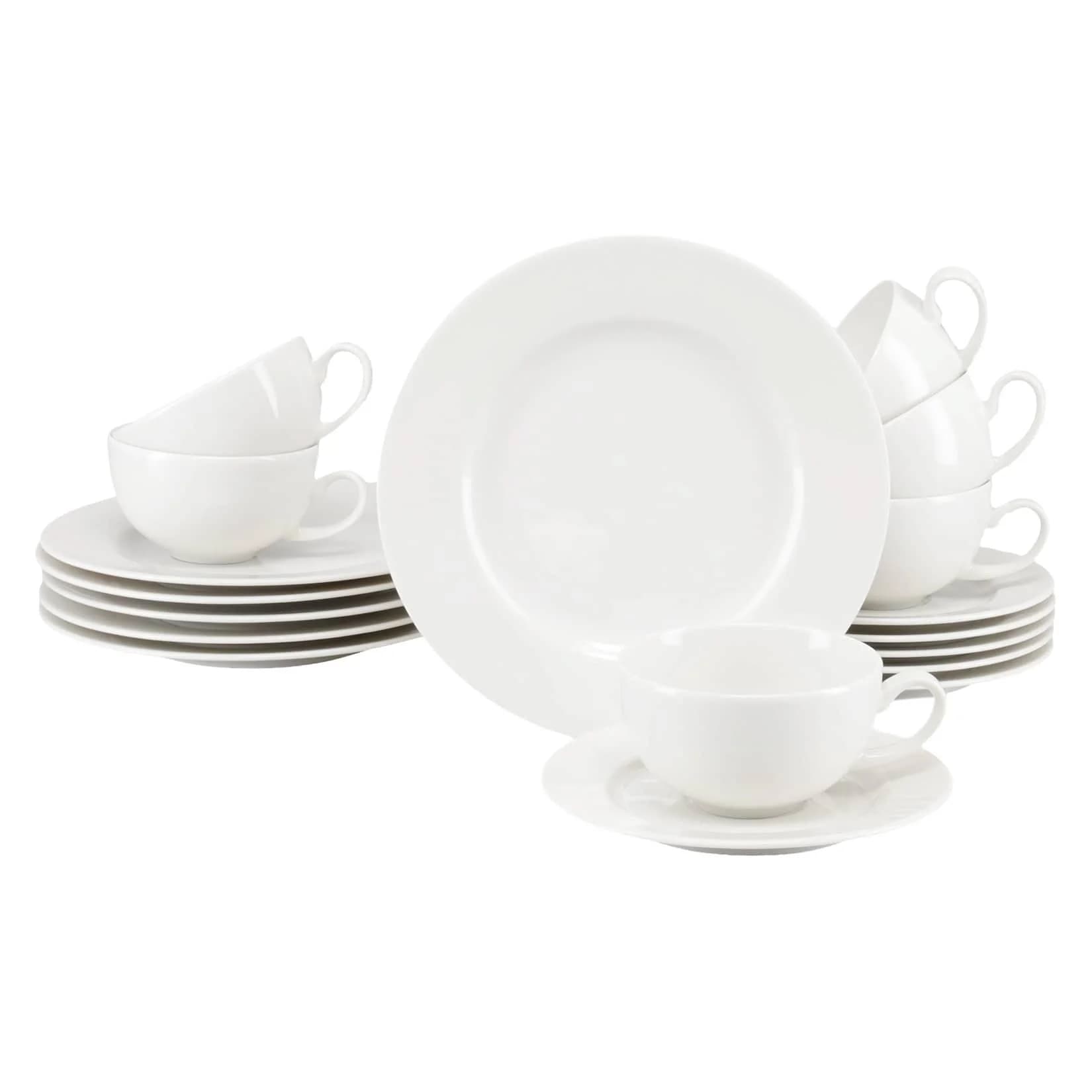 Creatable Teeservice Venice 18-tlg. Creme Porzellan