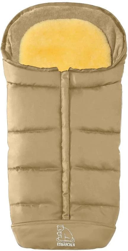 Heitmann Felle Fußsack Eisbärchen 2-in-1 Lammfell Beige