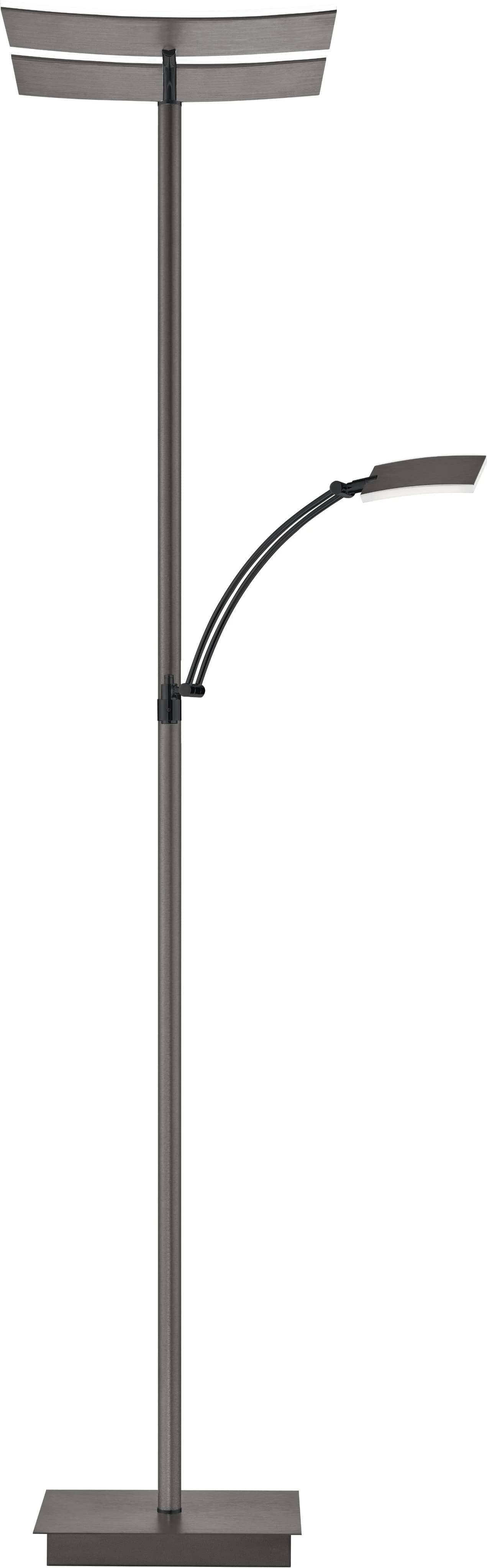 LED Stehlampe ANDY mit Lesearm, CCT, Dimmbar, Bronze