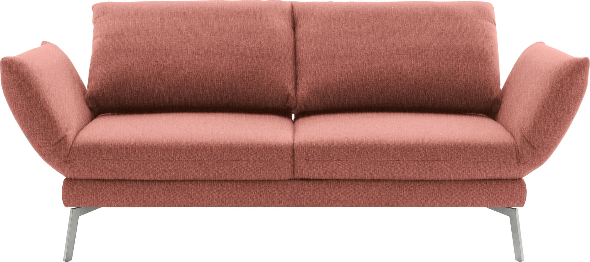 SCHÖNER WOHNEN Spin Multifunktionssofa 2,5-Sitzer Rosa USB