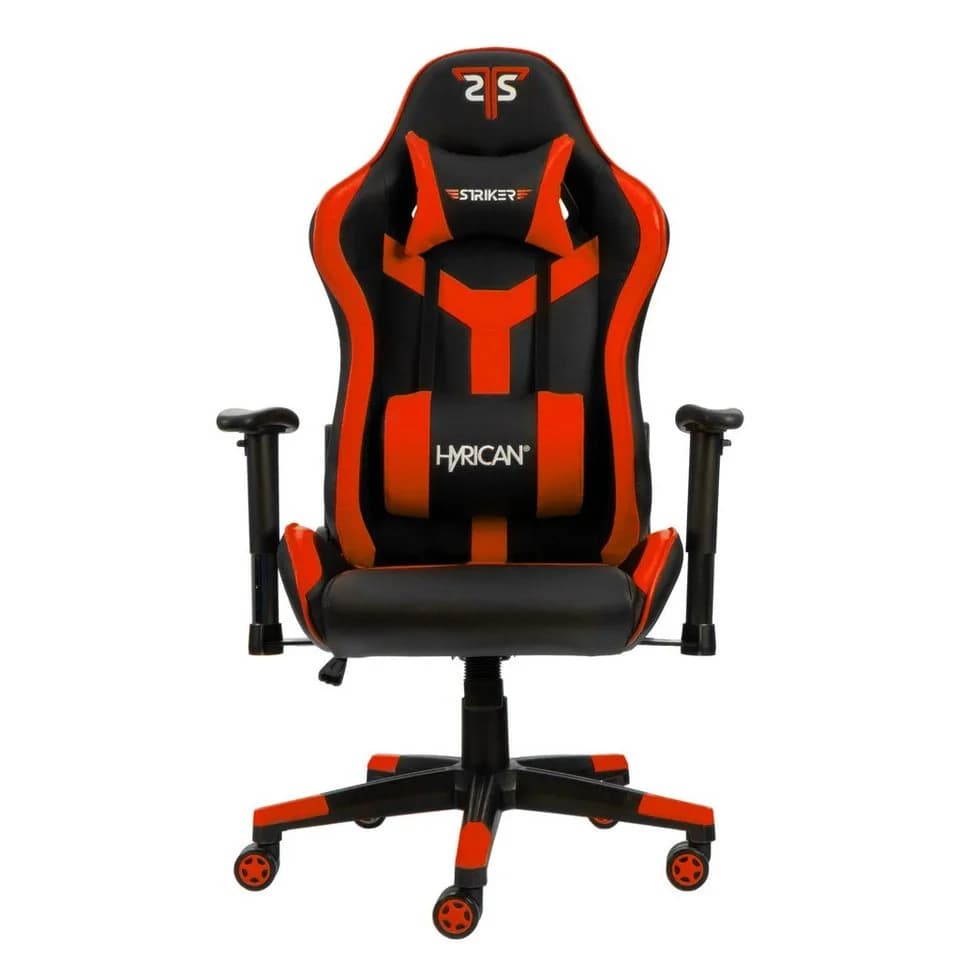 HYRICAN Gaming-Stuhl Copilot Rot/Schwarz mit Lendenkissen