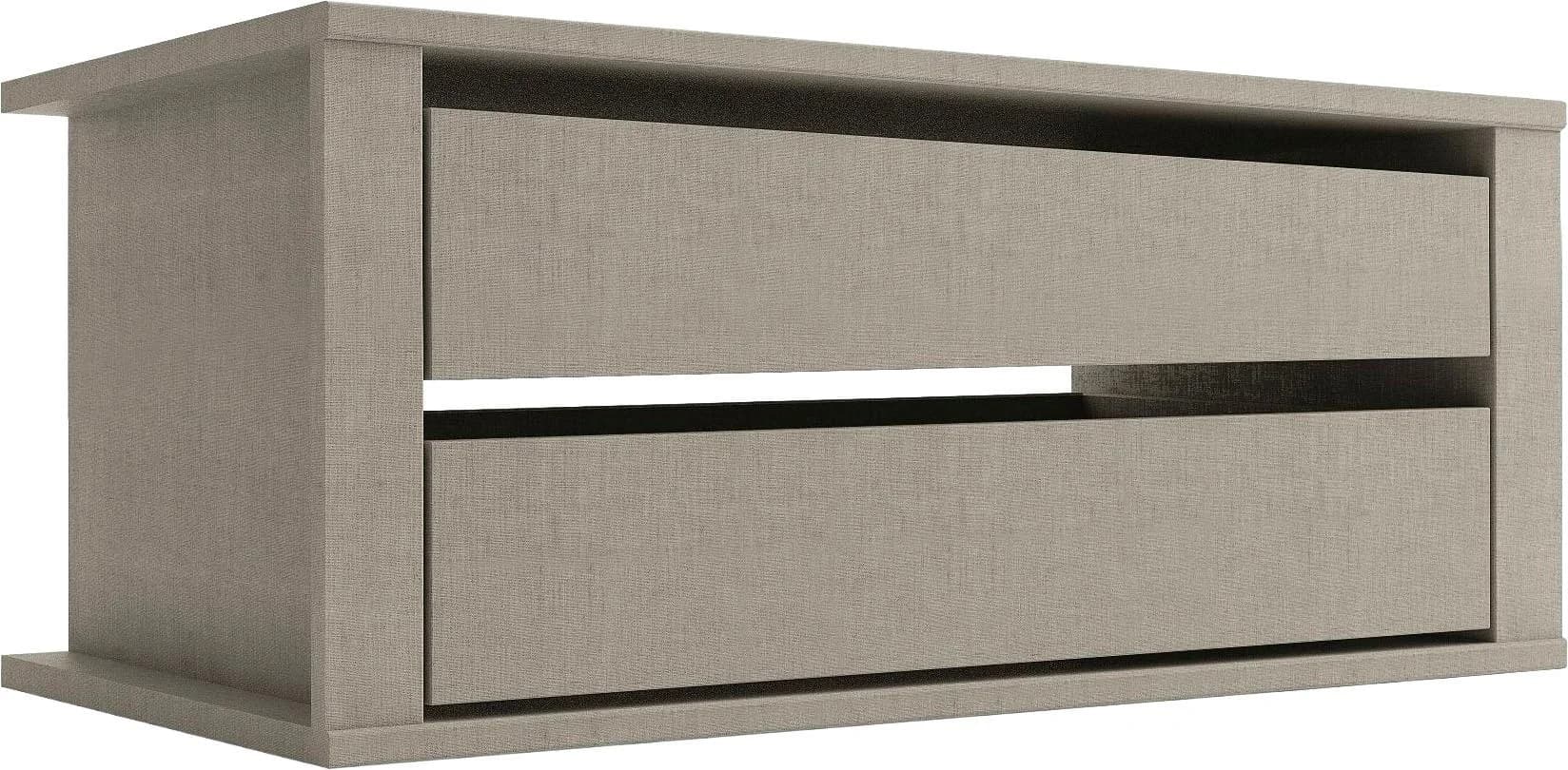 Rauch Schubladeneinsatz ORANGE Beige Leinenoptik 2 Schubladen