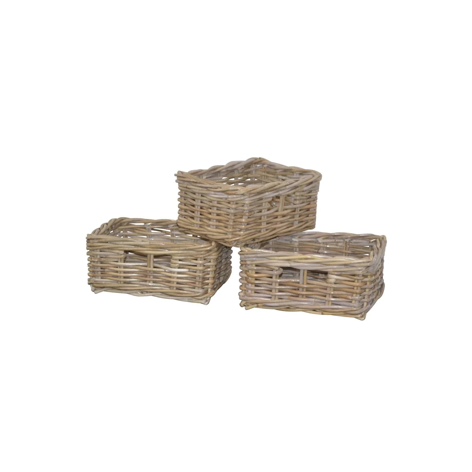 möbel direkt online 3tlg. Korbset Rolando Kubu-Rattan