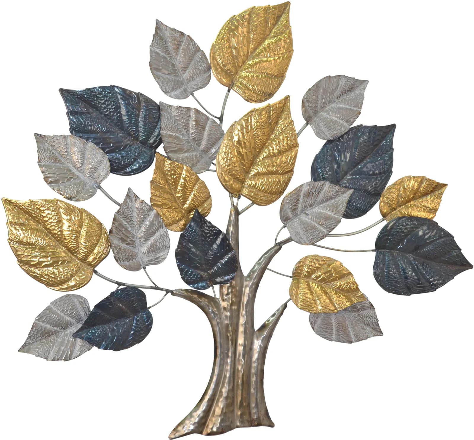 HOFMANN LIVING AND MORE Wanddeko Baum Silber Metall