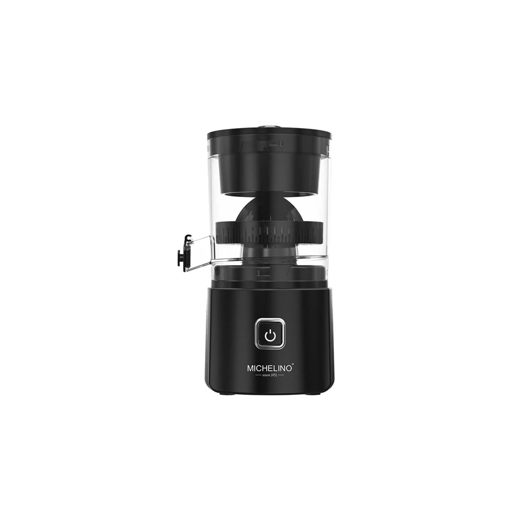Michelino Elektrische Mini-Saftpresse 220 ml Schwarz für Orangen & Zitronen