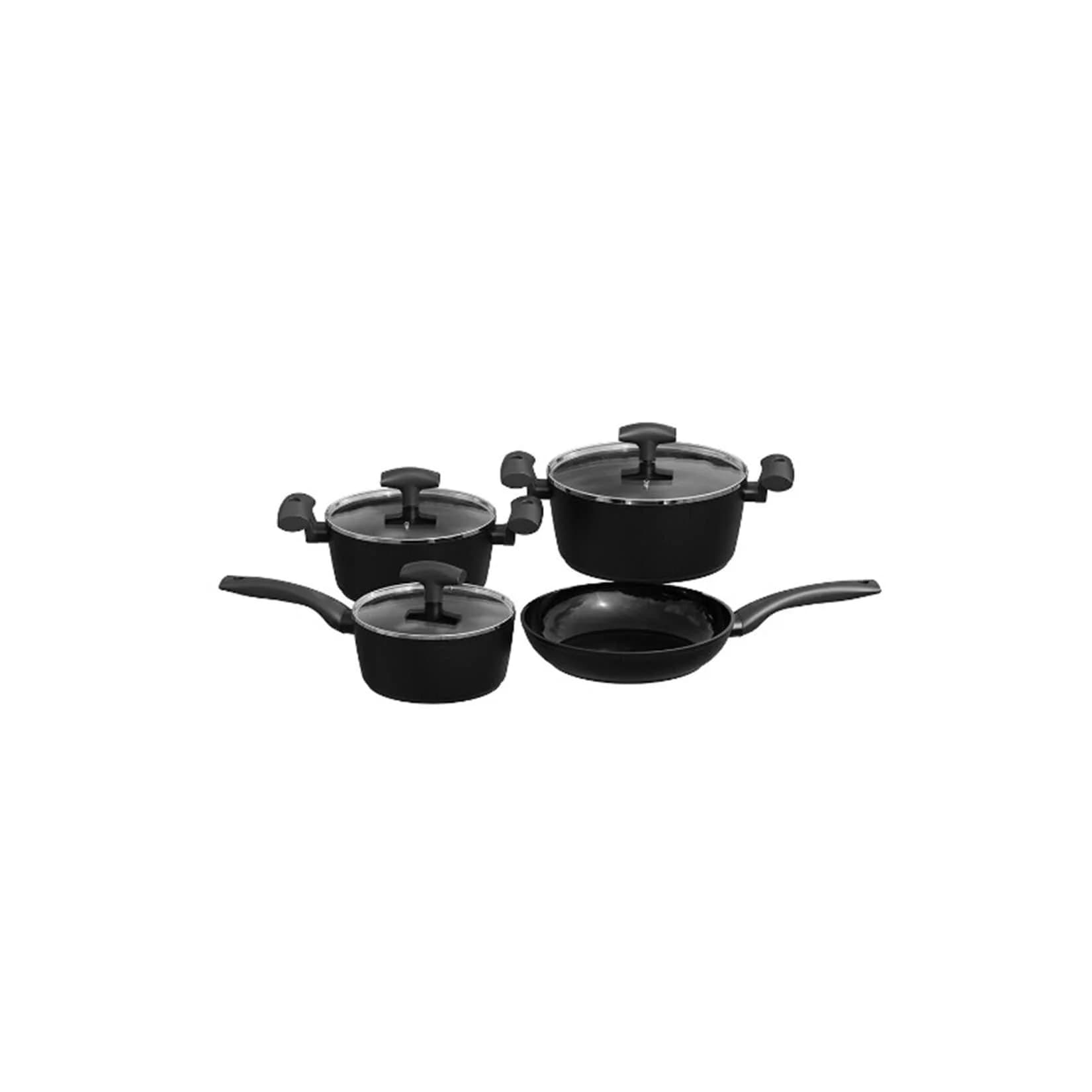 Michelino 7-teiliges Kochgeschirr-Set Keramik-Antihaft Serie Nora