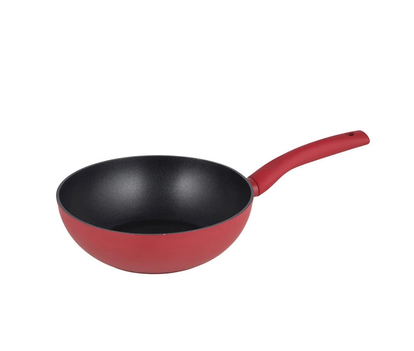 Michelino Wokpfanne Nora 24 cm Rot Antihaft Induktion