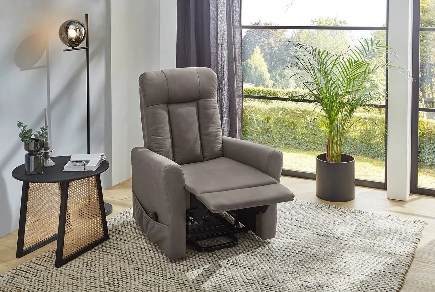 Jockenhöfer TV-Sessel Detroit Elektrische Relaxfunktion Taupe